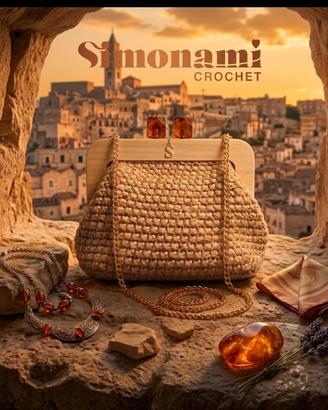 Clutch Crochet: Eleganza Artigianale a Matera

