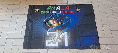 Bandiera Inter 150x90 Campioni D'italia 2025/2026