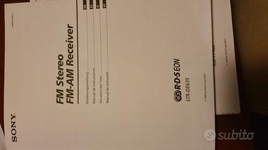Amplificatore sony str de635
