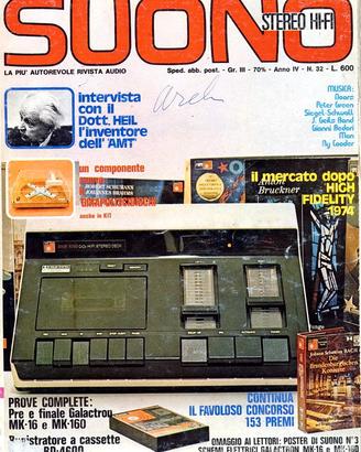 rivista SUONO n° 32 del ottobre 1974