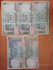 Lotto banconote India e Indonesia