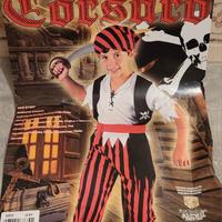 Costume di carnevale Corsaro taglia M 5-7 anni