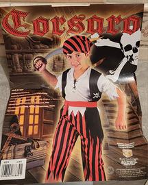 Costume di carnevale Corsaro taglia M 5-7 anni