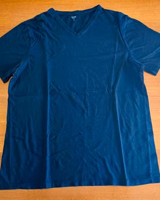 T-shirt nera Kiabi XL - Scollo a V