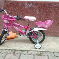 BICICLETTA BAMBINA con rotelle