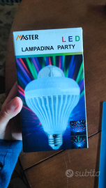 Lampadina da discoteca colorata