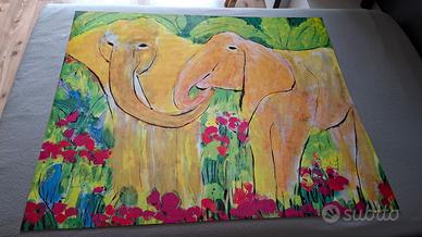 poster >Walasse Ting "Elephants Amoureux"