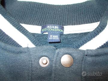 felpa/giacca Kiabi 12 anni -h.144/155cm