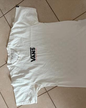 T shirt Vans bianca Taglia M