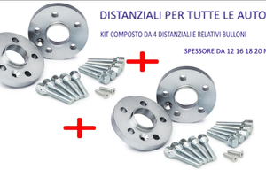 Distanziali per tutte le  auto 10 12 16 18 20 mm