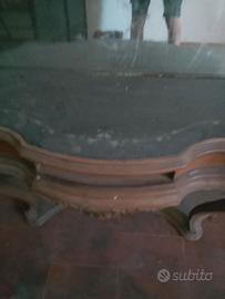 baule letto in ferro e spechiera