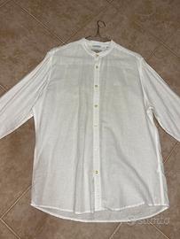Camicia 100% lino Springfield uomo, bianca tg L