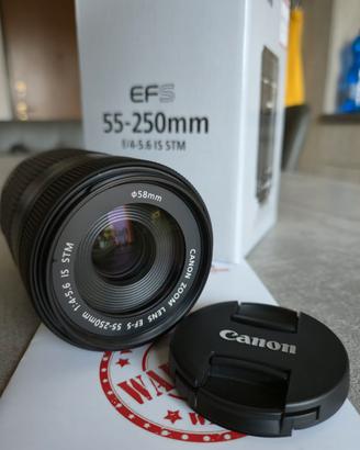 Canon EFS 55-250 f/4-5.6 IS STM