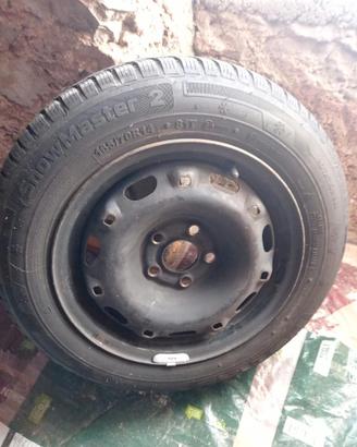 4 cerchi Volkswagen Polo /Fox - 2 gomme invernali