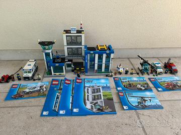 Lego 60047+Lego 60043 Stazione polizia - Completi