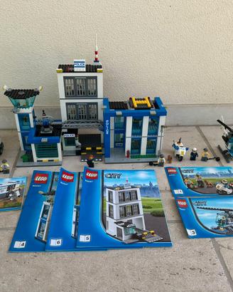 Lego 60047+Lego 60043 Stazione polizia - Completi