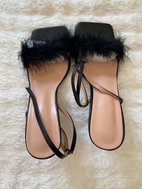 Scarpe con tacco nere, nuove, mai indossate