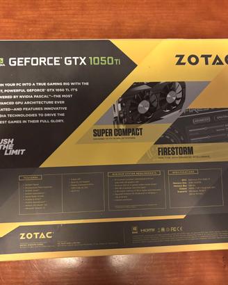 ZOTAC GeForce GTX 1050 Ti 4GB GDDR5 + scatola orig