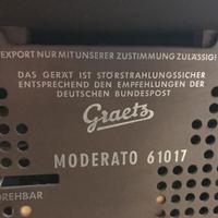 Radio e vinile GRAETZ  mod. Moderato 61017