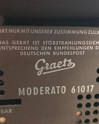 Radio e vinile GRAETZ  mod. Moderato 61017