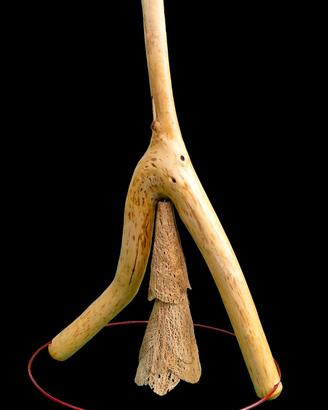 Lampadario in arte naturale