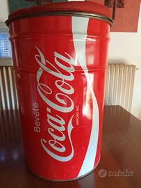 coca-cola fusto in latta 