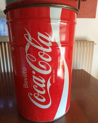 coca-cola fusto in latta 
