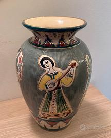 Vaso maiolica Deruta vintage