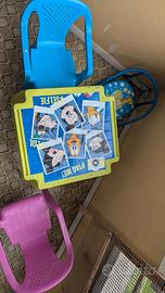 TAVOLINO E SEDIE BAMBINI