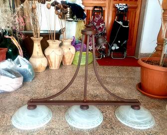 Lampadario a 3 luci