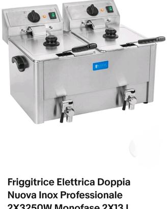 Friggitrice elettrica professionale 26 lt