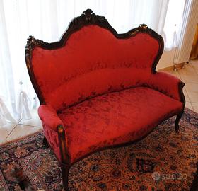Divano Luigi Filippo autentico dell'epoca