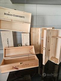 scatole legno per vini