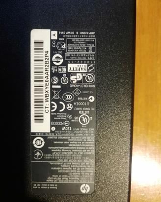 Alimentatore notebook HP