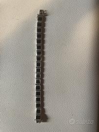 Bracciale argento e agata