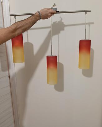 Lampadario colorato 