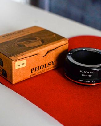 adattatore/converter Olympus OM Zuiko per canon RF