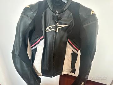 Giubbotto  motociclismo pelle Alpinestars donna