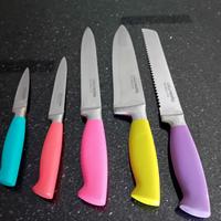 5 coltelli colorati