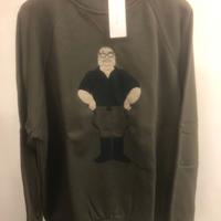 felpa uomo vignetta Craxi di Forattini