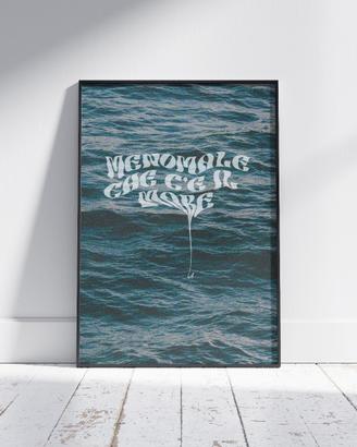 Poster A3 “Menomale che c’è il mare”