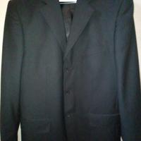 Giacca uomo nera 3 bottoni Mino Magli -100% lana