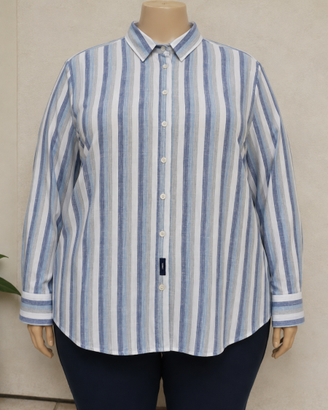 Camicia 100% PURO LINO Harmont & Blaine tg 4XL