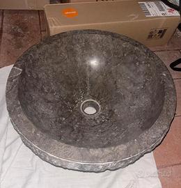 Lavandino da appoggio marmo di fiume