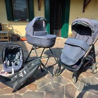 Trio Inglesina Aptica Darwin 2022 Neptune greyish