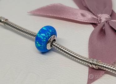 Charm Pandora Originale Opale Oceano Blu Intenso 