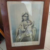 Antico quadro Madonna del Carmine 57x42 cm 