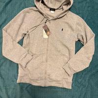 Felpa con zip ralph lauren
