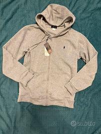Felpa con zip ralph lauren