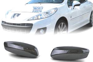 FRECCIE SPECCHIO PER PEUGEOT CITROEN LED NERO FUMÈ